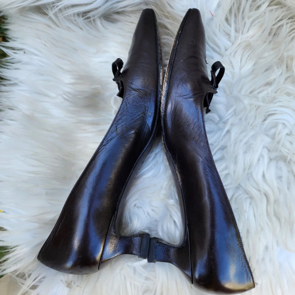 Stuart Weitzman‎ brown bow pumps 8N - Picture 6 of 12